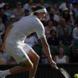 Alexander Zverev a été battu dès le 1er tour à Wimbledon KEYSTONE/EPA/NEIL HALL